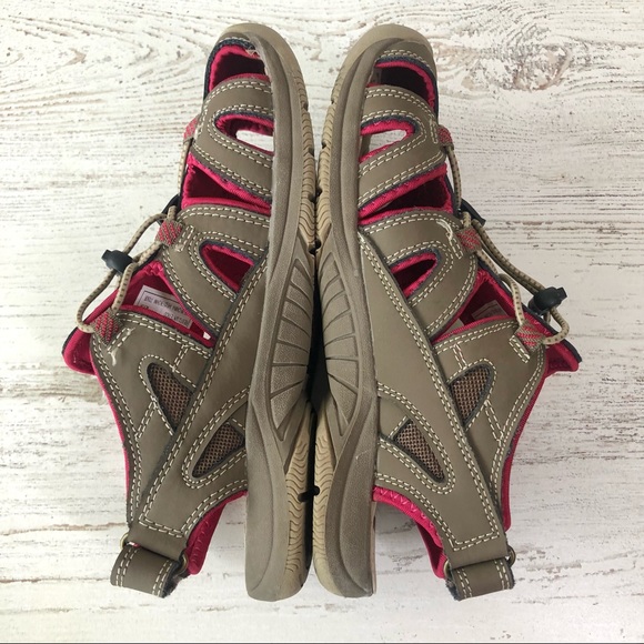 EDDIE BAUER Mary Leather Hiking Sandals 7 - Picture 8 of 12